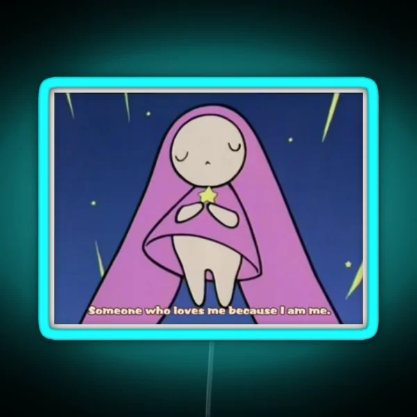 Chobits Bunny RGB Neon Sign