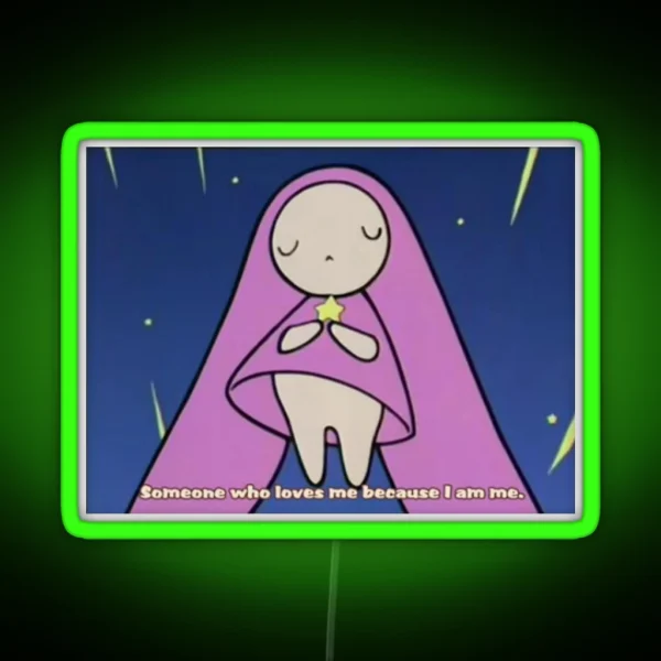Chobits Bunny RGB Neon Sign