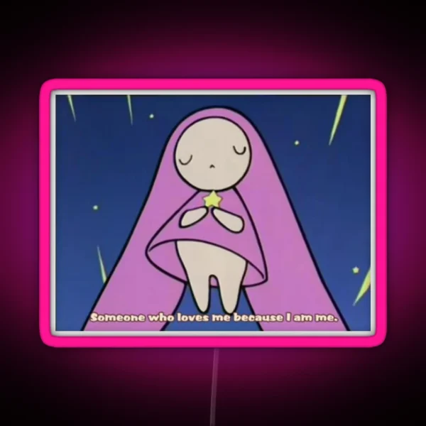 Chobits Bunny RGB Neon Sign