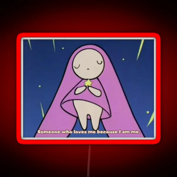 Chobits Bunny RGB Neon Sign