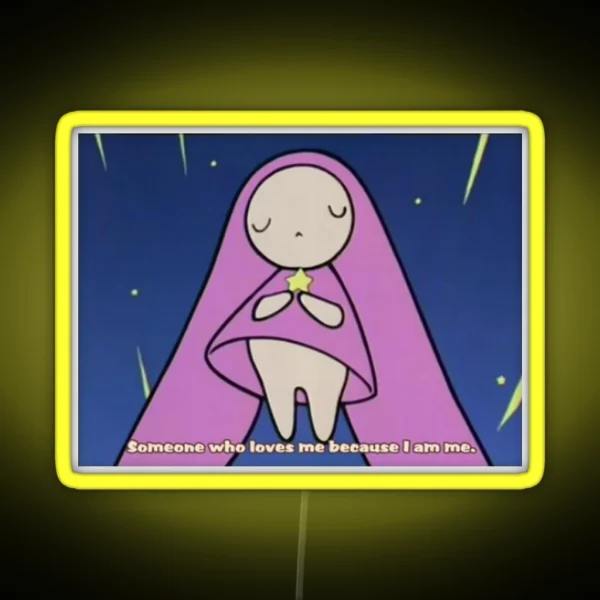 Chobits Bunny RGB Neon Sign