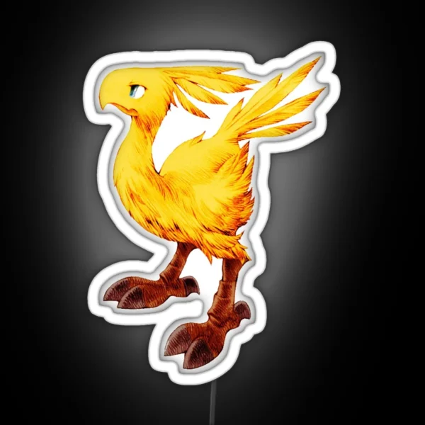 Chocobo Final Fantasy Tactics RGB Neon Sign