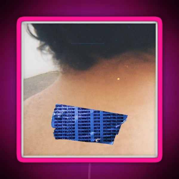 Choker Honey Bloom Album Art RGB Neon Sign