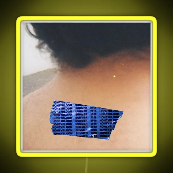 Choker Honey Bloom Album Art RGB Neon Sign