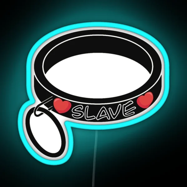 Choker Slave RGB Neon Sign