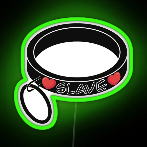 Choker Slave RGB Neon Sign