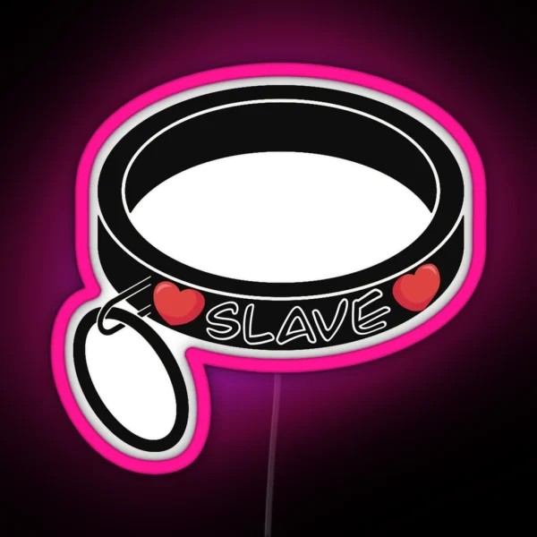 Choker Slave RGB Neon Sign