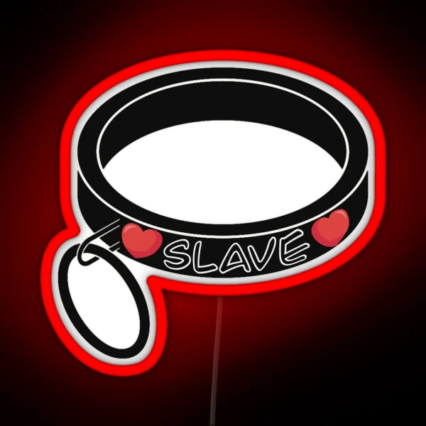 Choker Slave RGB Neon Sign