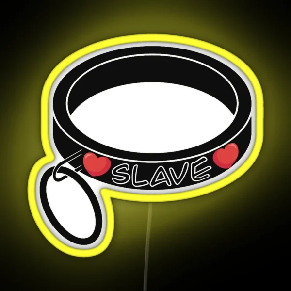 Choker Slave RGB Neon Sign