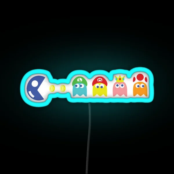 Chomp Man RGB Neon Sign