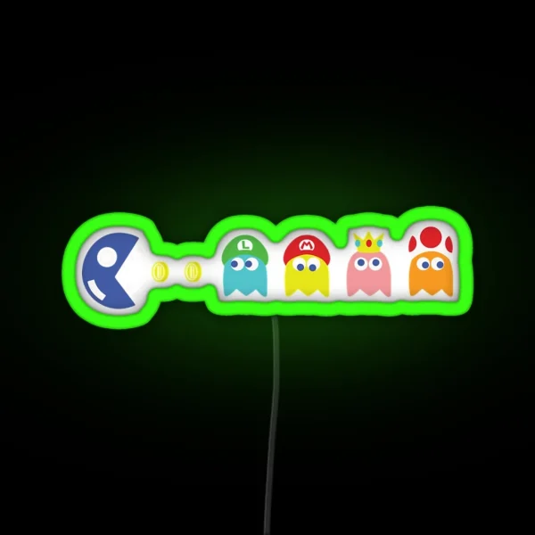Chomp Man RGB Neon Sign