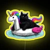 Chonky Rainbow Cat Unicorn RGB Neon Sign - Image 5