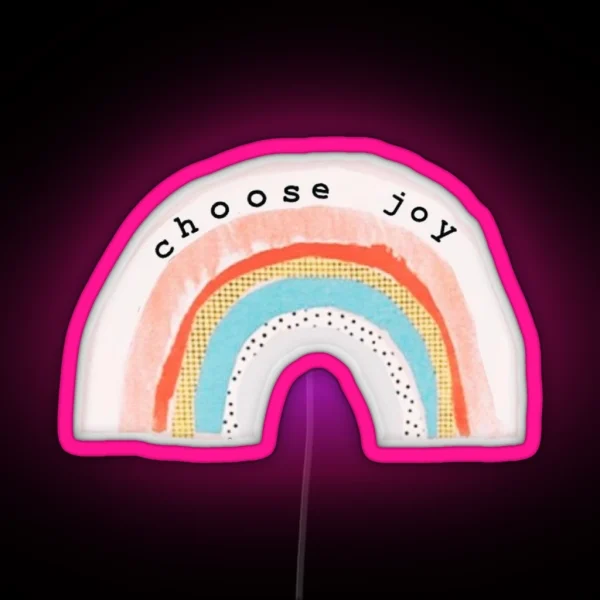 Choose Joy RGB Neon Sign