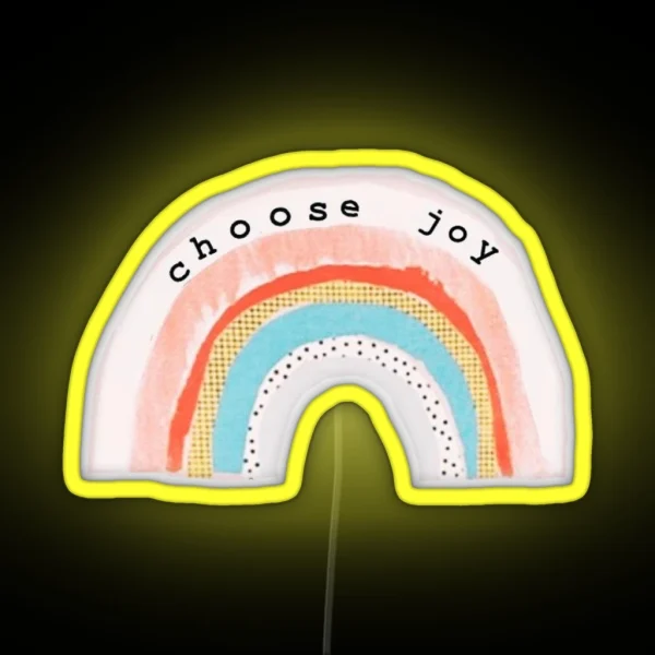 Choose Joy RGB Neon Sign