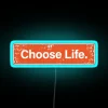 Choose Life Trainspotting RGB Neon Sign - Image 2