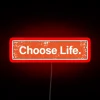 Choose Life Trainspotting RGB Neon Sign