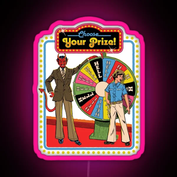 Choose Your Prize RGB Neon Sign