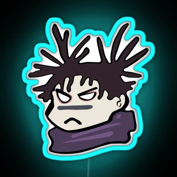 Choso Chibi Shibuya Arc RGB Neon Sign