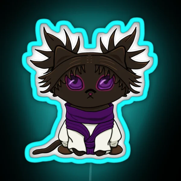 Choso Kitty RGB Neon Sign