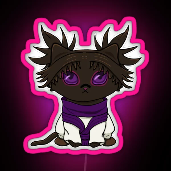 Choso Kitty RGB Neon Sign