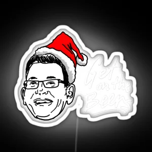 Christmas Beers Meme RGB Neon Sign