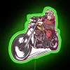 Christmas Biker Biker Santa RGB Neon Sign - Image 3