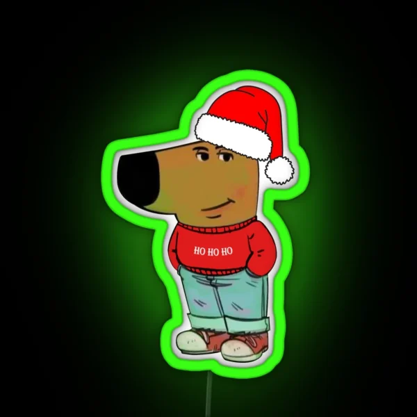 Christmas Chillguy RGB Neon Sign