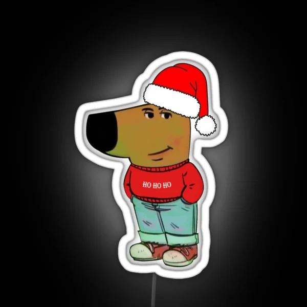 Christmas Chillguy RGB Neon Sign