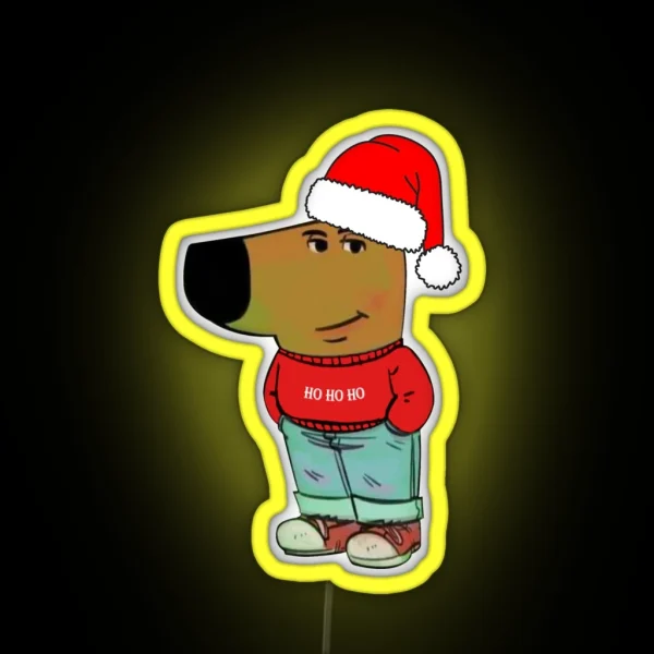 Christmas Chillguy RGB Neon Sign