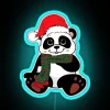 Christmas Panda Winter Vacation Animal RGB Neon Sign - Image 2