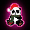 Christmas Panda Winter Vacation Animal RGB Neon Sign - Image 6