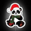 Christmas Panda Winter Vacation Animal RGB Neon Sign - Image 4