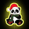 Christmas Panda Winter Vacation Animal RGB Neon Sign - Image 5