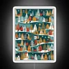 Christmas Themed Little Houses And Fir Trees RGB Neon Sign - Image 5
