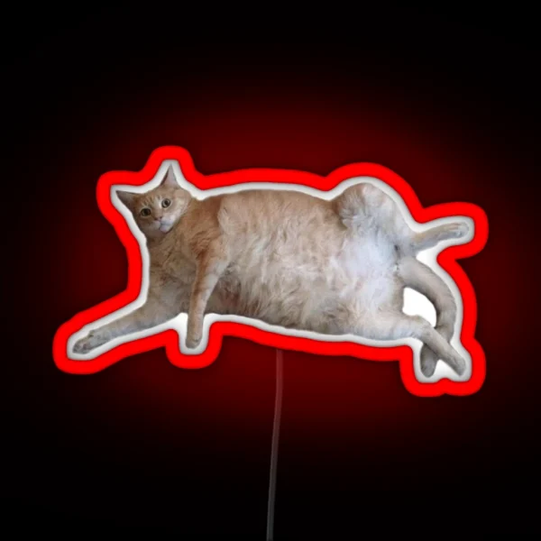 Chubby Kitty 1 RGB Neon Sign