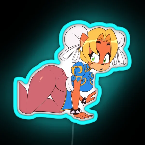 Chun Li Coco RGB Neon Sign