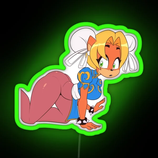 Chun Li Coco RGB Neon Sign