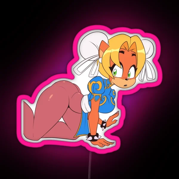 Chun Li Coco RGB Neon Sign
