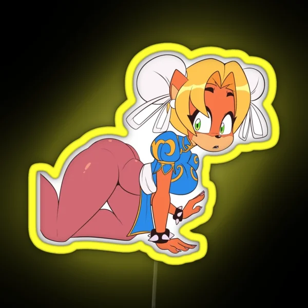 Chun Li Coco RGB Neon Sign
