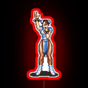 Chun Li RGB Neon Sign