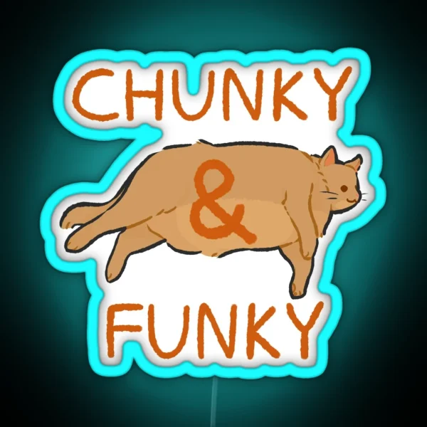 Chunky And Funky RGB Neon Sign