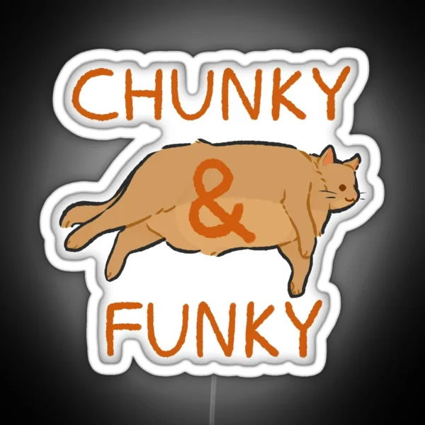 Chunky And Funky RGB Neon Sign