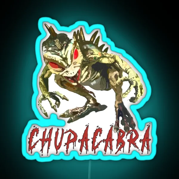 Chupacabra RGB Neon Sign