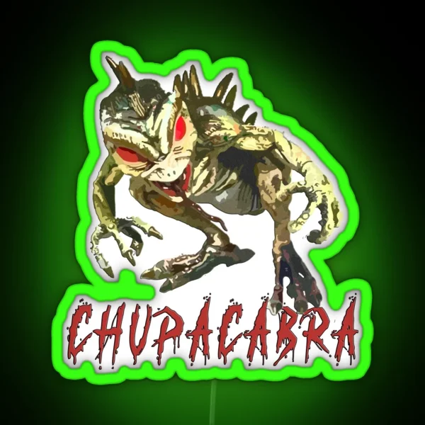 Chupacabra RGB Neon Sign