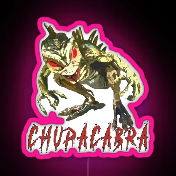Chupacabra RGB Neon Sign