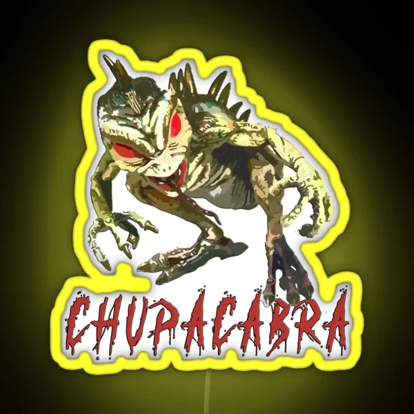 Chupacabra RGB Neon Sign