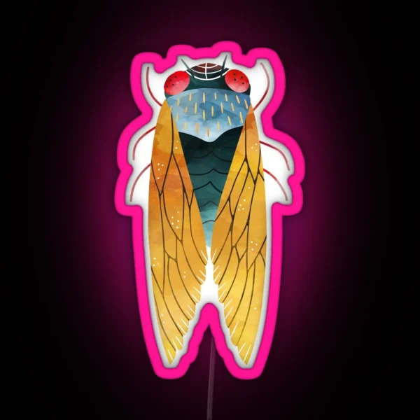 Cicada 2021 Brood X RGB Neon Sign