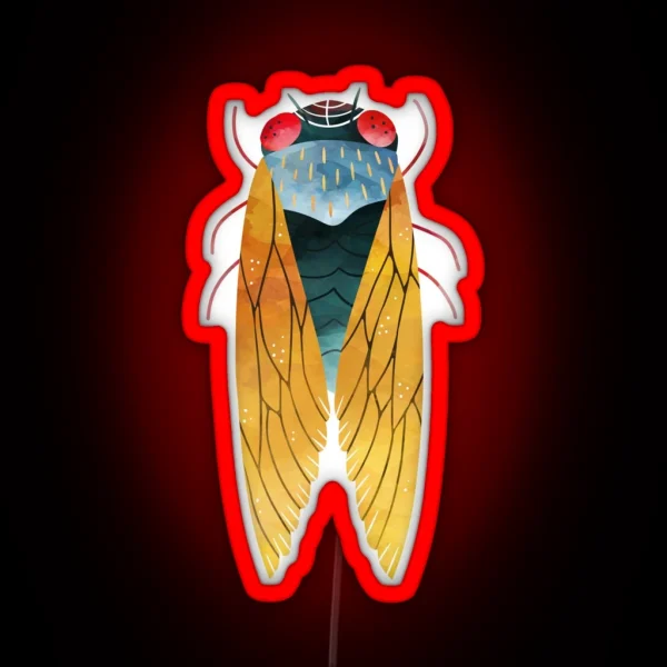 Cicada 2021 Brood X RGB Neon Sign
