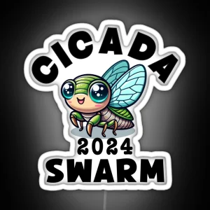 Cicada 2024 Swarm RGB Neon Sign