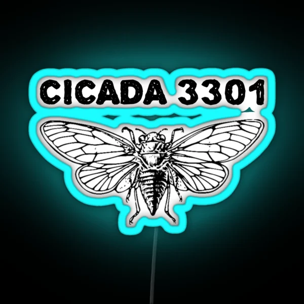 Cicada 3301 Puzzle RGB Neon Sign